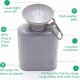 Springer Growler Travel Dog Water Bottle - 1.247.4g Large Dog Water Bottle with Patented Leakproof Design for Walking, Hiking and Travel, BPA Free Materials (Grey) Springer Growler Travel Dog Water Bottle - 1.247.4g Large Dog Water Bottle with Patented Leakproof Design for Walking, Hiking and Travel, BPA Free Materials (Grey)
