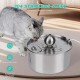 Stainless Steel 7L Drinking Fountain for Cats and Dogs, Stainless Steel Dog Fountain with 5-Layer Filtration and LED Light, Ultralight Pump with Overload Protection for Large Dogs/Multiple Cats, with Stainless Steel 7L Drinking Fountain for Cats and Dogs, Stainless Steel Dog Fountain with 5-Layer Filtration and LED Light, Ultralight Pump with Overload Protection for Large Dogs/Multiple Cats, with