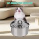 Stainless Steel 7L Drinking Fountain for Cats and Dogs, Stainless Steel Dog Fountain with 5-Layer Filtration and LED Light, Ultralight Pump with Overload Protection for Large Dogs/Multiple Cats, with Stainless Steel 7L Drinking Fountain for Cats and Dogs, Stainless Steel Dog Fountain with 5-Layer Filtration and LED Light, Ultralight Pump with Overload Protection for Large Dogs/Multiple Cats, with