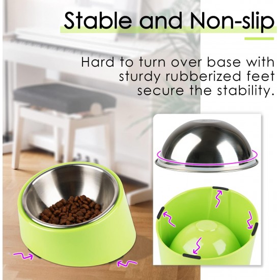 SuperDesign Dog Bowl 15 Degree Tilt, Slanted Cat Bowl, Tilted Raised Feeding Bowl, Raised Feeding Station, Non-Slip Melamine Stand SuperDesign Dog Bowl 15 Degree Tilt, Slanted Cat Bowl, Tilted Raised Feeding Bowl, Raised Feeding Station, Non-Slip Melamine Stand