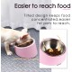 SuperDesign Dog Bowl 15 Degree Tilt, Slanted Cat Bowl, Tilted Raised Feeding Bowl, Raised Feeding Station, Non-Slip Melamine Stand SuperDesign Dog Bowl 15 Degree Tilt, Slanted Cat Bowl, Tilted Raised Feeding Bowl, Raised Feeding Station, Non-Slip Melamine Stand