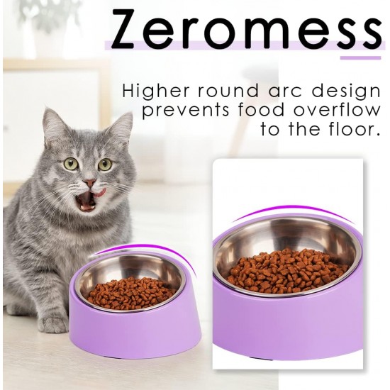 SuperDesign Dog Bowl 15 Degree Tilt, Slanted Cat Bowl, Tilted Raised Feeding Bowl, Raised Feeding Station, Non-Slip Melamine Stand SuperDesign Dog Bowl 15 Degree Tilt, Slanted Cat Bowl, Tilted Raised Feeding Bowl, Raised Feeding Station, Non-Slip Melamine Stand