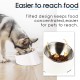 SuperDesign Dog Bowl 15 Degree Tilt, Slanted Cat Bowl, Tilted Raised Feeding Bowl, Raised Feeding Station, Non-Slip Melamine Stand SuperDesign Dog Bowl 15 Degree Tilt, Slanted Cat Bowl, Tilted Raised Feeding Bowl, Raised Feeding Station, Non-Slip Melamine Stand