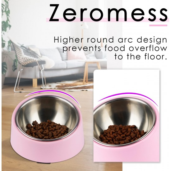 SuperDesign Dog Bowl 15 Degree Tilt, Slanted Cat Bowl, Tilted Raised Feeding Bowl, Raised Feeding Station, Non-Slip Melamine Stand SuperDesign Dog Bowl 15 Degree Tilt, Slanted Cat Bowl, Tilted Raised Feeding Bowl, Raised Feeding Station, Non-Slip Melamine Stand