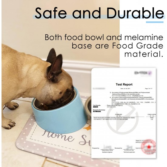 SuperDesign Dog Bowl 15 Degree Tilt, Slanted Cat Bowl, Tilted Raised Feeding Bowl, Raised Feeding Station, Non-Slip Melamine Stand SuperDesign Dog Bowl 15 Degree Tilt, Slanted Cat Bowl, Tilted Raised Feeding Bowl, Raised Feeding Station, Non-Slip Melamine Stand