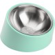SuperDesign Dog Bowl 15 Degree Tilt, Slanted Cat Bowl, Tilted Raised Feeding Bowl, Raised Feeding Station, Non-Slip Melamine Stand