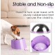 SuperDesign Dog Bowl 15 Degree Tilt, Slanted Cat Bowl, Tilted Raised Feeding Bowl, Raised Feeding Station, Non-Slip Melamine Stand