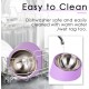 SuperDesign Dog Bowl 15 Degree Tilt, Slanted Cat Bowl, Tilted Raised Feeding Bowl, Raised Feeding Station, Non-Slip Melamine Stand