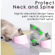 SuperDesign Dog Bowl 15 Degree Tilt, Slanted Cat Bowl, Tilted Raised Feeding Bowl, Raised Feeding Station, Non-Slip Melamine Stand
