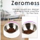 SuperDesign Dog Bowl 15 Degree Tilt, Slanted Cat Bowl, Tilted Raised Feeding Bowl, Raised Feeding Station, Non-Slip Melamine Stand