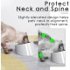 SuperDesign Dog Bowl 15 Degree Tilt, Slanted Cat Bowl, Tilted Raised Feeding Bowl, Raised Feeding Station, Non-Slip Melamine Stand