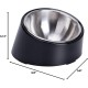 SuperDesign Dog Bowl 15 Degree Tilt, Slanted Cat Bowl, Tilted Raised Feeding Bowl, Raised Feeding Station, Non-Slip Melamine Stand