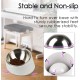 SuperDesign Dog Bowl 15 Degree Tilt, Slanted Cat Bowl, Tilted Raised Feeding Bowl, Raised Feeding Station, Non-Slip Melamine Stand