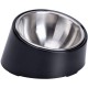 SuperDesign Dog Bowl 15 Degree Tilt, Slanted Cat Bowl, Tilted Raised Feeding Bowl, Raised Feeding Station, Non-Slip Melamine Stand