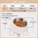 SuperDesign Dog Bowl 15 Degree Tilt, Slanted Cat Bowl, Tilted Raised Feeding Bowl, Raised Feeding Station, Non-Slip Melamine Stand