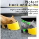 SuperDesign Dog Bowl 15 Degree Tilt, Slanted Cat Bowl, Tilted Raised Feeding Bowl, Raised Feeding Station, Non-Slip Melamine Stand