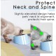 SuperDesign Dog Bowl 15 Degree Tilt, Slanted Cat Bowl, Tilted Raised Feeding Bowl, Raised Feeding Station, Non-Slip Melamine Stand