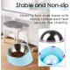 SuperDesign Dog Bowl 15 Degree Tilt, Slanted Cat Bowl, Tilted Raised Feeding Bowl, Raised Feeding Station, Non-Slip Melamine Stand