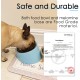 SuperDesign Dog Bowl 15 Degree Tilt, Slanted Cat Bowl, Tilted Raised Feeding Bowl, Raised Feeding Station, Non-Slip Melamine Stand