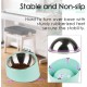 SuperDesign Dog Bowl 15 Degree Tilt, Slanted Cat Bowl, Tilted Raised Feeding Bowl, Raised Feeding Station, Non-Slip Melamine Stand