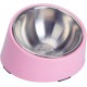 SuperDesign Dog Bowl 15 Degree Tilt, Slanted Cat Bowl, Tilted Raised Feeding Bowl, Raised Feeding Station, Non-Slip Melamine Stand
