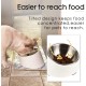 SuperDesign Dog Bowl 15 Degree Tilt, Slanted Cat Bowl, Tilted Raised Feeding Bowl, Raised Feeding Station, Non-Slip Melamine Stand