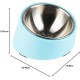 SuperDesign Dog Bowl 15 Degree Tilt, Slanted Cat Bowl, Tilted Raised Feeding Bowl, Raised Feeding Station, Non-Slip Melamine Stand