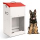 Svauoumu Automatic Feeder for Dogs, 25 lb Capacity, Outdoor Dog Feeder, Gravity Feeder Chute, Large Dog Travel Refill Feeder Svauoumu Automatic Feeder for Dogs, 25 lb Capacity, Outdoor Dog Feeder, Gravity Feeder Chute, Large Dog Travel Refill Feeder