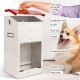 Svauoumu Automatic Feeder for Dogs, 25 lb Capacity, Outdoor Dog Feeder, Gravity Feeder Chute, Large Dog Travel Refill Feeder Svauoumu Automatic Feeder for Dogs, 25 lb Capacity, Outdoor Dog Feeder, Gravity Feeder Chute, Large Dog Travel Refill Feeder