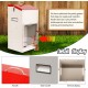 Svauoumu Automatic Feeder for Dogs, 25 lb Capacity, Outdoor Dog Feeder, Gravity Feeder Chute, Large Dog Travel Refill Feeder Svauoumu Automatic Feeder for Dogs, 25 lb Capacity, Outdoor Dog Feeder, Gravity Feeder Chute, Large Dog Travel Refill Feeder