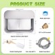 Svauoumu Dog Pool Automatic Dog Water Dispenser, 11 lbs Outdoor Dog Watere Stainless Steel Water Bowl for Large Dogs, Large Dog Water Bowl, Stainless Steel Water Bowl Svauoumu Dog Pool Automatic Dog Water Dispenser, 11 lbs Outdoor Dog Watere Stainless Steel Water Bowl for Large Dogs, Large Dog Water Bowl, Stainless Steel Water Bowl