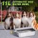 Svauoumu Dog Pool Automatic Dog Water Dispenser, 11 lbs Outdoor Dog Watere Stainless Steel Water Bowl for Large Dogs, Large Dog Water Bowl, Stainless Steel Water Bowl Svauoumu Dog Pool Automatic Dog Water Dispenser, 11 lbs Outdoor Dog Watere Stainless Steel Water Bowl for Large Dogs, Large Dog Water Bowl, Stainless Steel Water Bowl