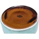 TRIXIE 25110 Ceramic Dog Bowl 400 ml, Brown – Practical Feeding Bowl for Dogs Diameter 13 cm, Stable, Robust and Dishwasher Safe