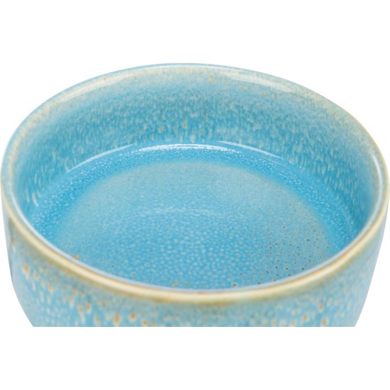 TRIXIE 25112 Ceramic Dog Bowl 400 ml, Blue Ceramic Bowl – Practical Feeding Bowl for Dogs Diameter 13 cm, Stable, Robust and Dishwasher Safe TRIXIE 25112 Ceramic Dog Bowl 400 ml, Blue Ceramic Bowl – Practical Feeding Bowl for Dogs Diameter 13 cm, Stable, Robust and Dishwasher Safe