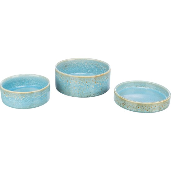 TRIXIE 25112 Ceramic Dog Bowl 400 ml, Blue Ceramic Bowl – Practical Feeding Bowl for Dogs Diameter 13 cm, Stable, Robust and Dishwasher Safe TRIXIE 25112 Ceramic Dog Bowl 400 ml, Blue Ceramic Bowl – Practical Feeding Bowl for Dogs Diameter 13 cm, Stable, Robust and Dishwasher Safe