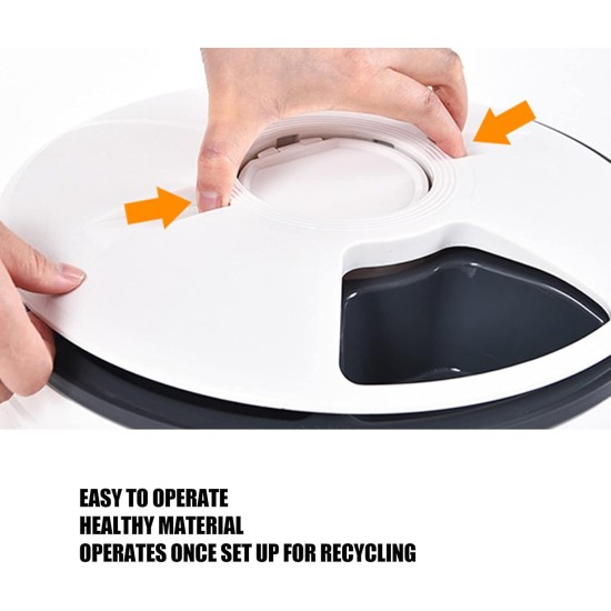 Timed Cat Feeder, Automatic Small Animal Feeder, Automatic Dog Feeder with Portion Control for Cats or Dogs Timed Cat Feeder, Automatic Small Animal Feeder, Automatic Dog Feeder with Portion Control for Cats or Dogs