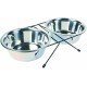 Trixie 24833 Eat on Feet Bowl Set 2 × 1.8 L / ø 20 cm Trixie 24833 Eat on Feet Bowl Set 2 × 1.8 L / ø 20 cm