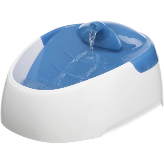 Trixie Duo Stream Automatic Water Dispenser, 1 Litre, White/Blue Trixie Duo Stream Automatic Water Dispenser, 1 Litre, White/Blue