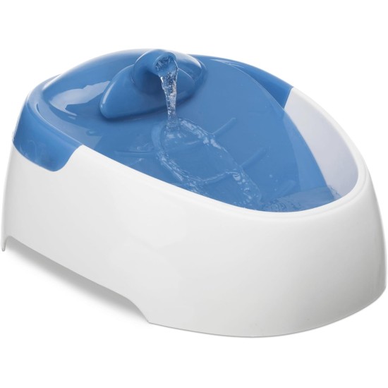 Trixie Duo Stream Automatic Water Dispenser, 1 Litre, White/Blue Trixie Duo Stream Automatic Water Dispenser, 1 Litre, White/Blue