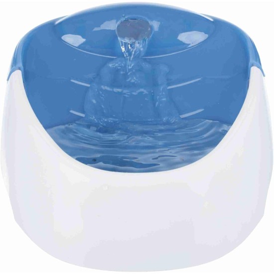 Trixie Duo Stream Automatic Water Dispenser, 1 Litre, White/Blue Trixie Duo Stream Automatic Water Dispenser, 1 Litre, White/Blue