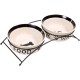 Trixie Eat on Feet Ceramic Bowl Set Trixie Eat on Feet Ceramic Bowl Set