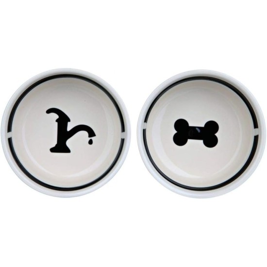 Trixie Eat on Feet Ceramic Bowl Set Trixie Eat on Feet Ceramic Bowl Set
