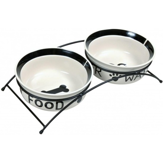 Trixie Eat on Feet Ceramic Bowl Set Trixie Eat on Feet Ceramic Bowl Set