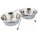 Trixie Eat on Feet Two Anti-Rattle Bowl Set for Dog, 1.5 Litre, Pack of 6 Trixie Eat on Feet Two Anti-Rattle Bowl Set for Dog, 1.5 Litre, Pack of 6