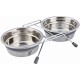 Trixie Eat on Feet Two Anti-Rattle Bowl Set for Dog, 1.5 Litre, Pack of 6 Trixie Eat on Feet Two Anti-Rattle Bowl Set for Dog, 1.5 Litre, Pack of 6