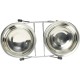 Trixie Eat on Feet Two Anti-Rattle Bowl Set for Dog, 1.5 Litre, Pack of 6 Trixie Eat on Feet Two Anti-Rattle Bowl Set for Dog, 1.5 Litre, Pack of 6