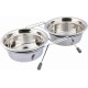 Trixie Eat on Feet Two Anti-Rattle Bowl Set for Dog, 1.5 Litre, Pack of 6 Trixie Eat on Feet Two Anti-Rattle Bowl Set for Dog, 1.5 Litre, Pack of 6