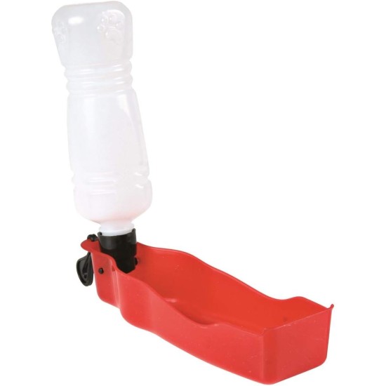 Trixie Plastic Bottle with Drinking Bowl Trixie Plastic Bottle with Drinking Bowl