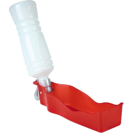 Trixie Plastic Bottle with Drinking Bowl Trixie Plastic Bottle with Drinking Bowl