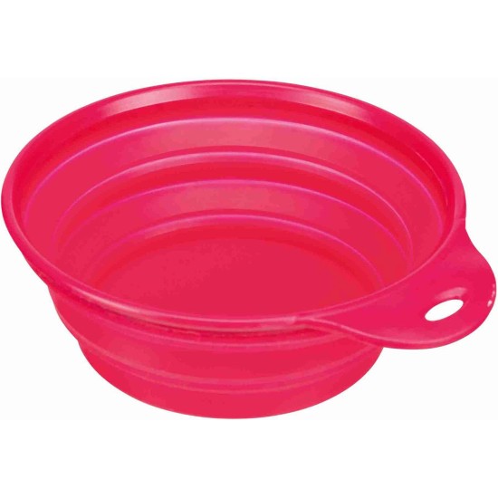 Trixie Solid Rim Silicone Travel Bowl, 0.5 Litre, Pack of 4 Trixie Solid Rim Silicone Travel Bowl, 0.5 Litre, Pack of 4